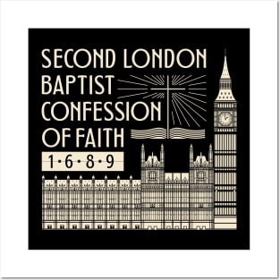 Reformed christian art. Second London Baptist Confession of Faith - 1689. Posters and Art